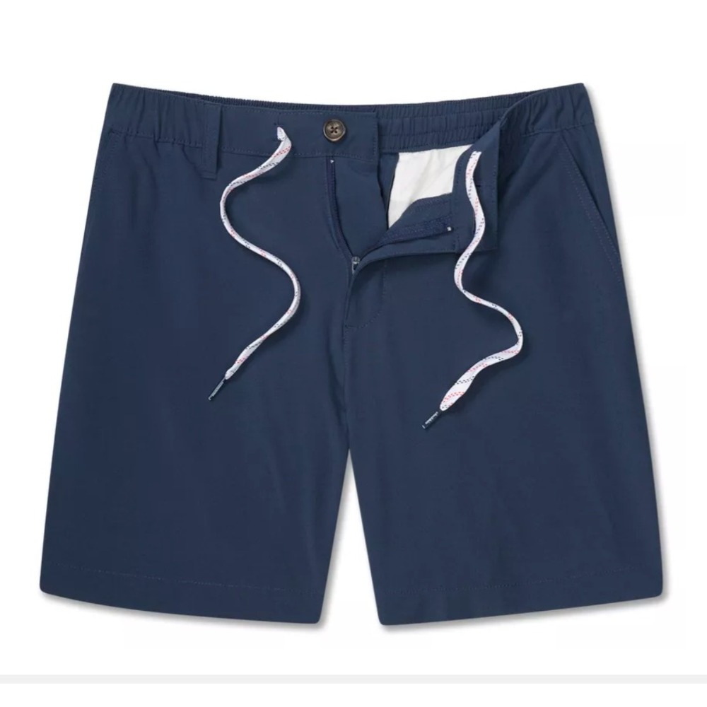 Chubbies Everywear 6" Performance Shorts Mens M Navy Athleisure Active Nautical - Picture 9 of 9